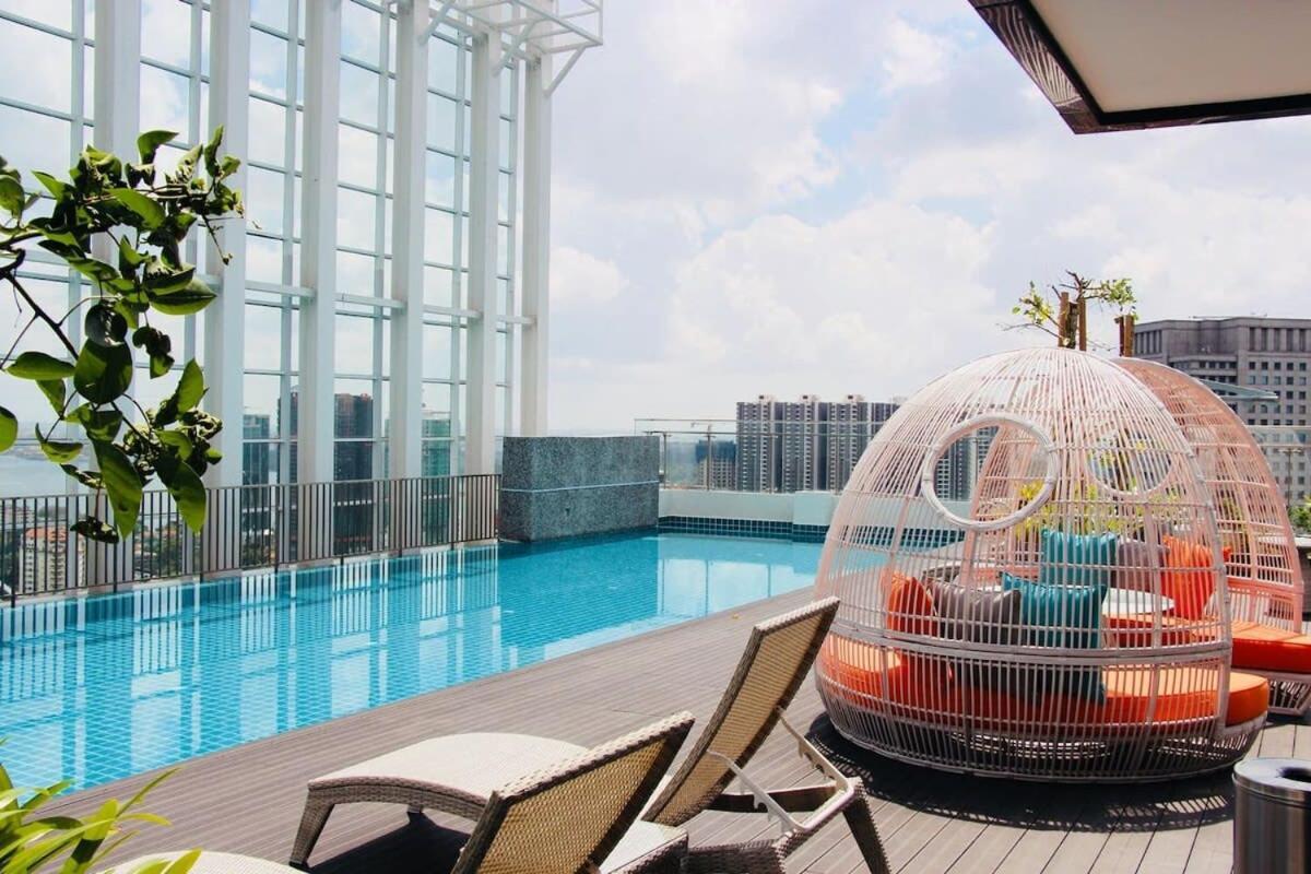 Cozy & High Floor Suite In Suasana Jb 15, Views Johor Bahru Buitenkant foto
